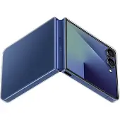 Samsung Galaxy Z Flip7 Clear Case -suojakuori renkaalla, läpinäkyvä