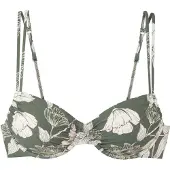 s.Oliver Bikinitoppi 'LM' beige / vihreä