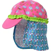 Playshoes Hattu taivaansininen / kiivi / vaaleanpunainen