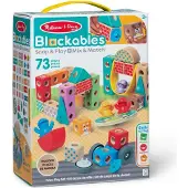 Melissa & Doug Blockables Playset Town 73pcs