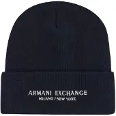 Armani Exchange Beanie Hat - Black - ONE SIZE