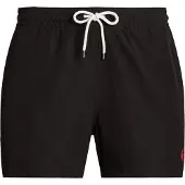 Ralph Lauren 5.75-Inch Traveler Classic Swim Trunk - Black - XS