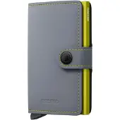Secrid Miniwallet Matte Grey & Lime