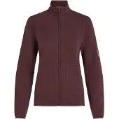 Icebreaker Merino 400 Realfleece Descender Kokovetoketjullinen Collegepaita