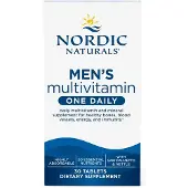 Nordic Naturals Monivitamiini miehille - 30 tablettia, yksi päivässä