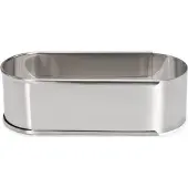Patisse liukusormus säädettävä 16-21 cm ruostumaton teräs hopea