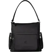 Calvin Klein Pocket Nylon Satchel - Black - ONE SIZE