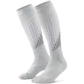 Cep Ski Touring Merino Socks Tall 3.0, laskettelusukat, naisten, vaaleanharmaa