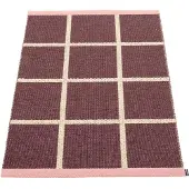 Pappelina Kudottu Matto Criss Pop Burgundy