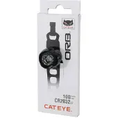 Cateye Front Lighting Orb Rechargeable Musta