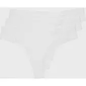 ICANIWILL Invisible Thong 3-pack White