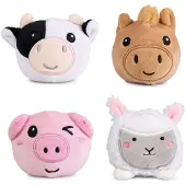 KEYCRAFT Farm Squishy Plushies pehmo (lajitelma)