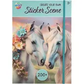 Creative Craft Group Moxy - Horse sticker scene book a4, 200+ stickers (190003)