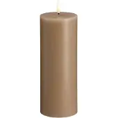 Moods & More LED pillar candle - Sand - 74x200 mm