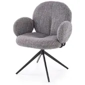 Halmar 2-tuolin kompletti K568, harmaa/musta