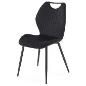Halmar 4-tuolin kompletti K569, musta