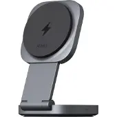 Aukey LC-MC211 2-in-1 Magneettinen Langaton Laturi (Puhelin + Kuuloke) Harmaa