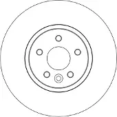 TRW Jarrulevy (1kpl) DF6565S