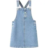 Mango Short Denim Pinafore - Blue - 146