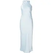 Vila Viravenna S/L Ankle Dress - Noos/Oc - Blue - 42