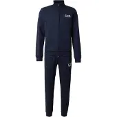 EA7 for man. 7M001318_AF13512 Visibility navy blue tracksuit (M), Black, Casual, Cotton, Long sleeve