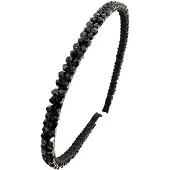 Pipol's Bazaar Chrissy Headband Black - Black - ONE SIZE