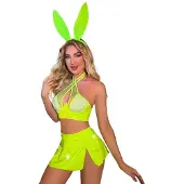 Dark Red Brand Kolmiosainen alusasusetti Cheerful Bunny