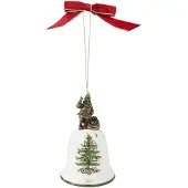Spode - Christmas Tree Joulukuusenkoriste kello 10,2x6,6 cm