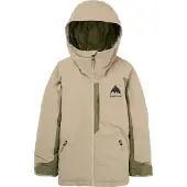 Burton Kids' Hillslope Jacket Summit Taupe/forest Moss Laskettelutakit vuorelliset XL