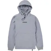 Burton Cinder Hooded Pullover Gray Heather Pitkähihaiset paidat M