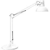 MAUL Led pöytävalaisin MAULstudy, Valkoinen/opaali, Työhuone/toimisto, Metalli