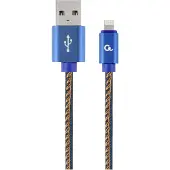 Gembird Cable USB 8 pin premium jeans 2 m