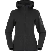 Bergans Kamphaug Knitted Hoodie Women Dark Shadow Grey L