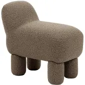 Design House Stockholm Lulu Pouf - Brown - 65X36X59CM