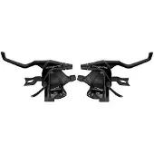 Sunrace Levier-manette vtt stm500 8x3v. musta v-brake -yhteensopiva shimano (pari)