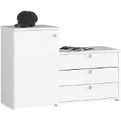 Makita Kenkäkaappi S16, 33x98,4x68 cm, valkoinen