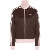 Adidas Originals Collegetakki 'Classic' tummanruskea / roosa