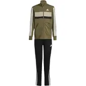 Adidas Treenipuku 'Seasonal Essentials Tiberio' oliivi / musta / valkoinen