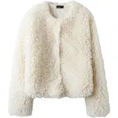 LMTD Nlfberry Ls Short Jacket - Cream - 158-164