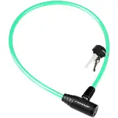 Dunlop - Cable anti-theft bicycle lock - green