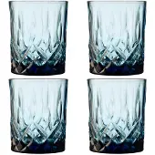 Lyngby Glas - Sorrento Viskilasi 32 cl 4 kpl Sininen
