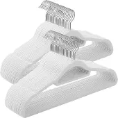 Hobby Hall Vaatepuu, sametti, 45x0,6x23,5 cm, valkoinen