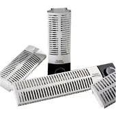 THERMEX 121.22.2200.2, Ruostumaton teräs, 1,2 m, Sisätila, Seinä, musta, Valkoinen, 200 W