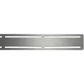 Unidrain -ritilä 3 mm:n vahvuisesta AISI 304 ruostumattomasta teräksestä ClassicLine-kehykseen - malli Anniversario, pituus 900 mm
