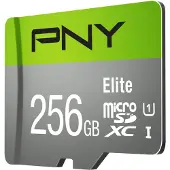 PNY Elite MicroSDXC -muistikortti, 256 GB