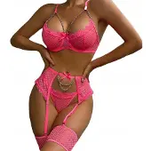 Hobby Hall Alusasusetti vaaleanpunainen S EL268_PINK_S