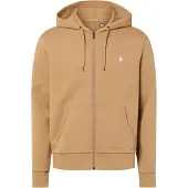 Ralph Lauren Double-Knit Full-Zip Hoodie - Beige - M
