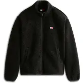 Tommy Hilfiger Tjm Rlx Badge Zip-Thru Teddy Ext - Black - M