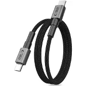 TechProtection UltraBoost DNA MagTwist USB-C-kaapeli 100W 1m - Iron Grey