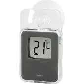 Hama 00186397 environment thermometer Electronic environment thermometer Indoor/outdoor Grey (00186397)